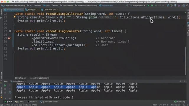 Java - Collections.nCopies | String Repeat | Stream Generate API | Example Code Demo | InterviewDOT смотреть онлайн