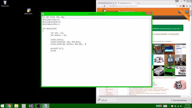 Programming In 'C' to control GPIO Pins on the BeageBone Black смотреть онлайн