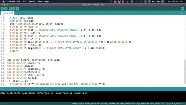 ESP32 Log GPS Data On An SD Card | NEO-6M Datalogger смотреть онлайн