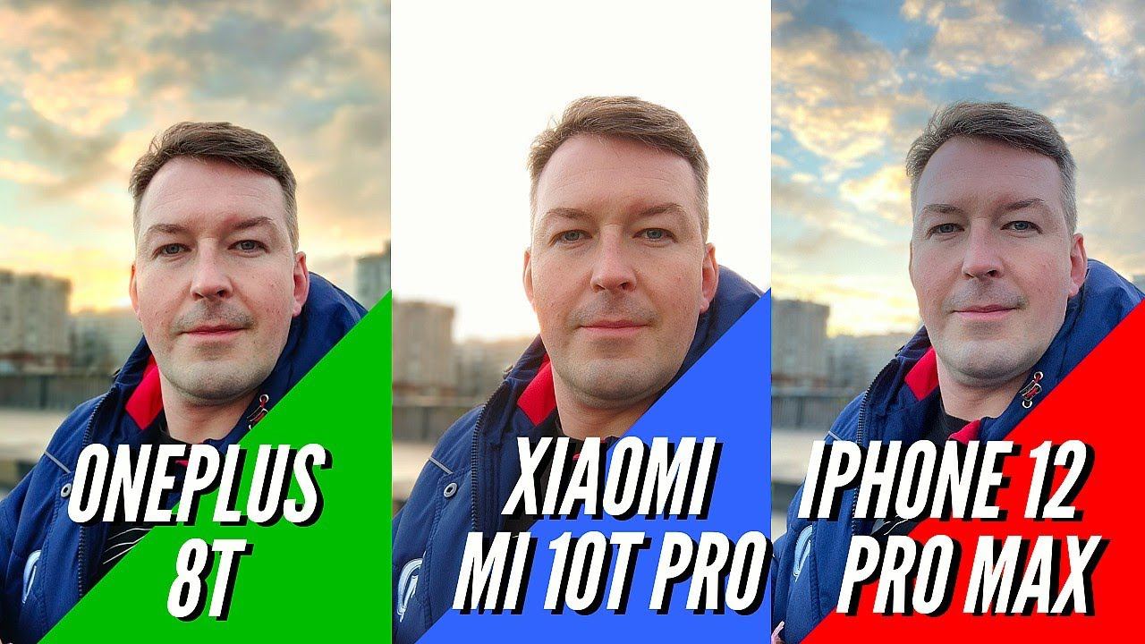 Что творят китайцы! MI 10T PRO vs ONEPLUS 8T vs IPHONE 12 PRO MAX. ТЕСТ и СРАВНЕНИЕ КАМЕР смотреть онлайн