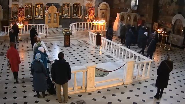 Память прп. Парфения, епископа Лампсакийского: Литургия смотреть онлайн