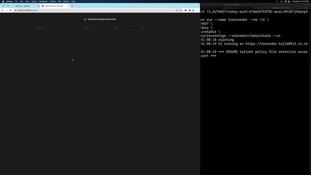 Tailscale SSH Session Recording Demo смотреть онлайн