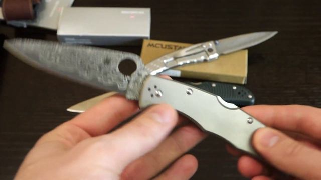 #моиножи 6. В коллекцию: Spyderco, Mcusta, Victorinox смотреть онлайн
