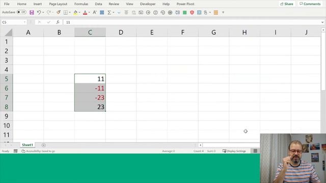 Accounting number format -Displaying Negative Numbers смотреть онлайн