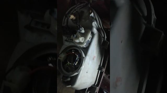 Замена лампочки ближний дальний свет Daewoo Lanos смотреть онлайн