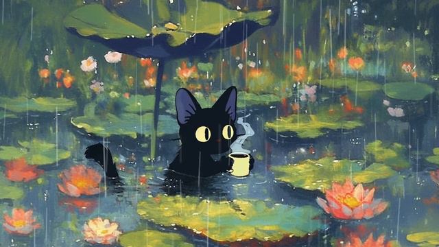 Jazzy Hiphop - Lo-fi Rain | Музыка для чила, учебы, фокусировки смотреть онлайн