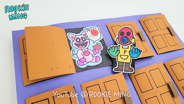 Making Poppy Playtime Chapter 3 Game Book💀💥 (+ Smiling Critters Squishy Paper Play) смотреть онлайн