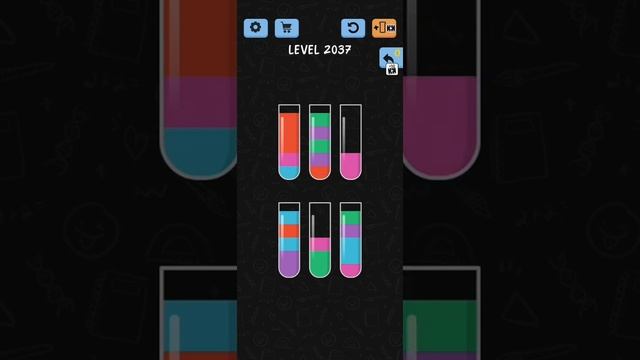 Water Color Sort Level 2036 2037 2038 2039 2040 WalkThrough Solution Gameplay смотреть онлайн