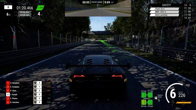 Assetto Corsa Competizione 1.0.0 First Look Career Test Gameplay ITA смотреть онлайн