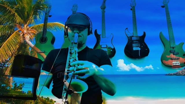 SAXOPHONE CHILLOUT version of "Little Sunflower" on the palm tree beach смотреть онлайн