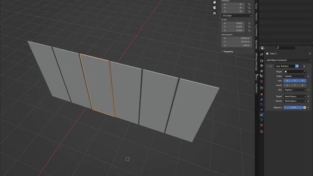 Rigging Folding Doors in #Blender in 1 Minute смотреть онлайн