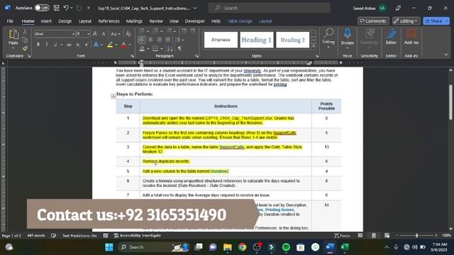 Exp19_Excel_Ch04_Cap_Tech_Support | Excel Chapter 4 Capstone - Tech Support смотреть онлайн