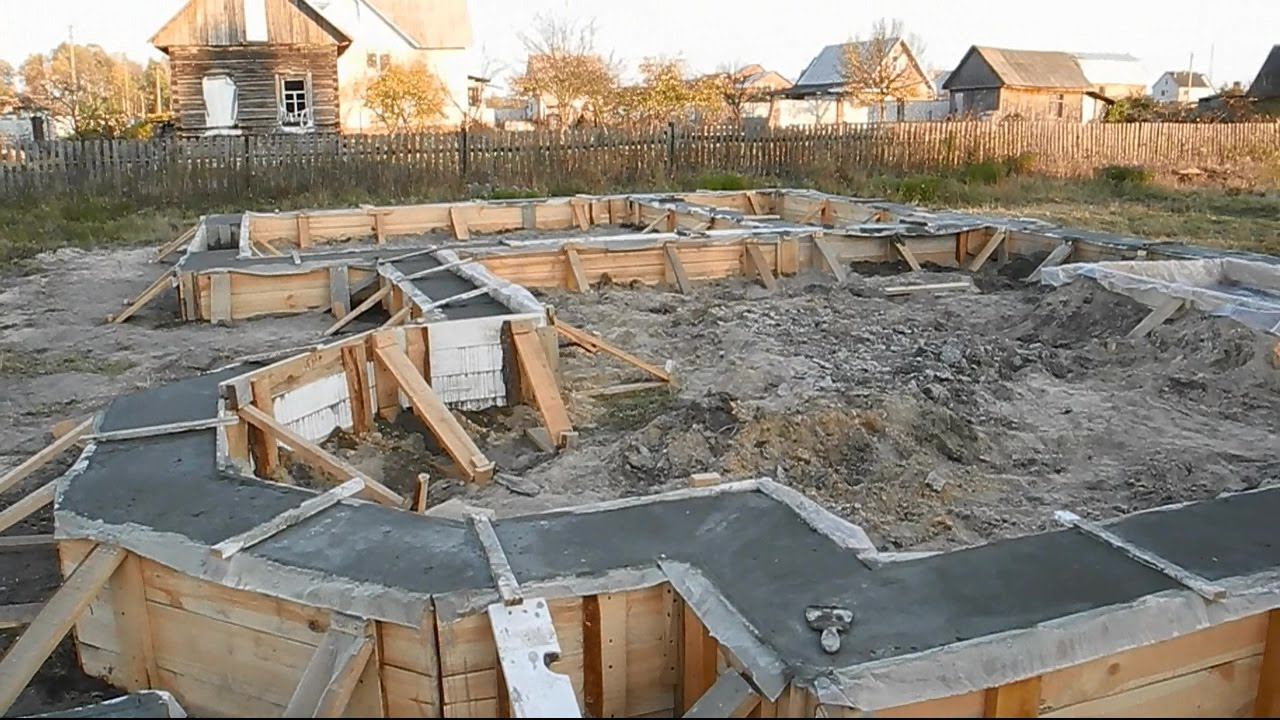 Мелкозаглубленный ленточный фундамент ч.11 смотреть онлайн