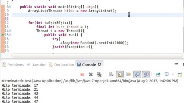 Threads en java - Programación смотреть онлайн