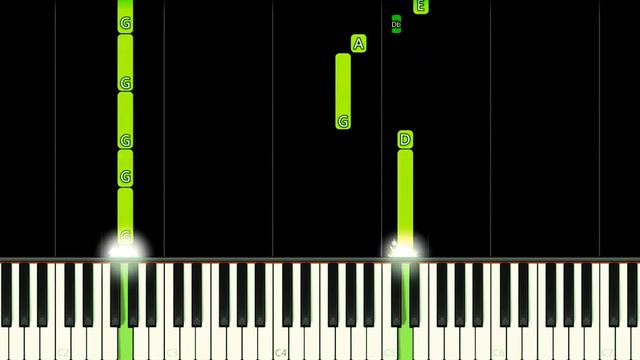 TERRARIA THEME - EASY Piano Tutorial смотреть онлайн