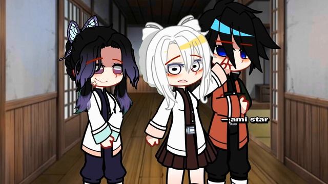 ?Пов: Шинобу ревнует/?Pov: Shinobu Is Jealous/?Ds, Kny/?gacha Art/?Shinobu X F!Y/n, Giyuù X F!Y/n