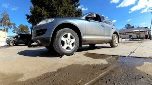 Тест полного привода Volkswagen Touareg GP на роликах - test on rollers