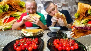 ДОНЕР СУП ЧЕРЕШНЯ КТО ПЕРВЫЙ БЫСТРЕЕ СЪЕСТ. СЕРЕБРЯНАЯ КНОПКА ЮТУБА