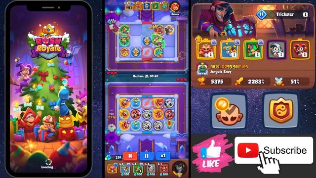 LEVEL 11 MONK vs MAX TESLA - Tranquility Talent - Rush Royale смотреть онлайн