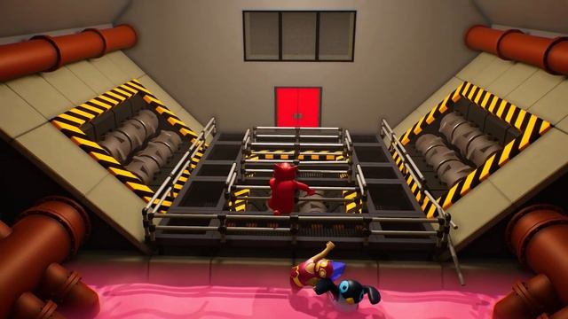 КОВАРНАЯ ЛЕСТНИЦА!!! УГАР В GANG BEASTS!!! смотреть онлайн