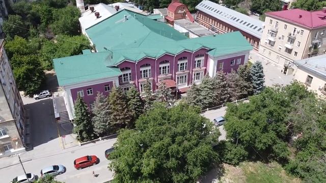 Сурские бани. Волгоград. Съемка с воздуха. смотреть онлайн