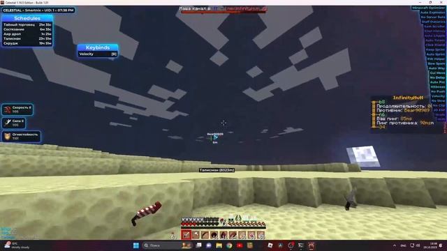 Играю с кряком Celestial Record 1.16.5