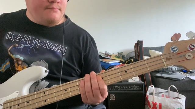 Aces High bass cover with Steve Harris signature strings смотреть онлайн