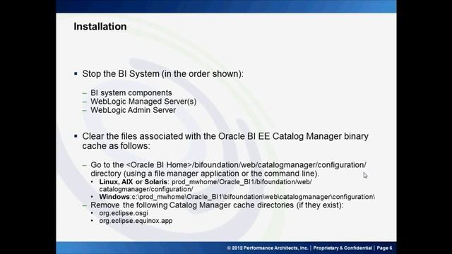 Updating Oracle Business Intelligence Enterprise Edition (OBIEE) 11.1.1.6 to the Latest Patch Set смотреть онлайн
