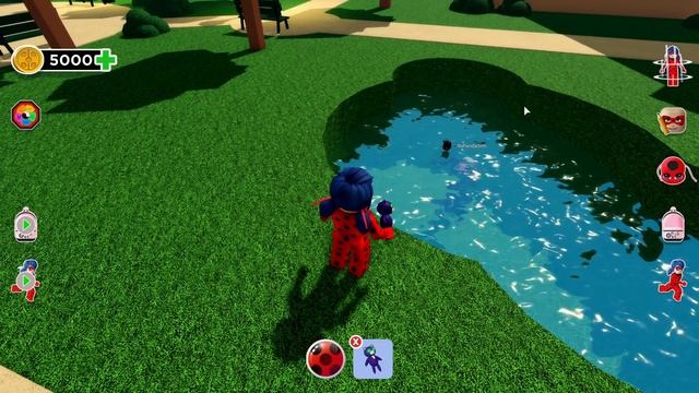 Леди Баг и Супер Кот целуются в РОБЛОКС! Машка и Панда Сим против в Miraculous RP Roblox смотреть онлайн