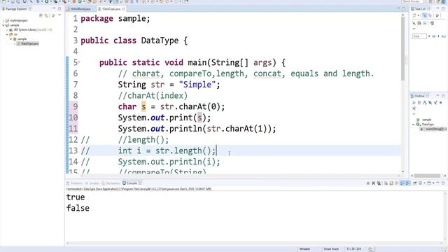 For Java Beginners: String смотреть онлайн