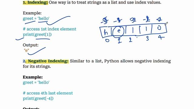 Python Strings | Indexing | Slicing | Negative Indexing | Multiline String | immutable | aktu смотреть онлайн