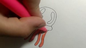 Как нарисовать медузу из Губки Боба