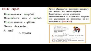 ГДЗ 4 класс, Русский язык, Упражнение. 117 Канакина В.П Горецкий В.Г Учебник, 2 часть