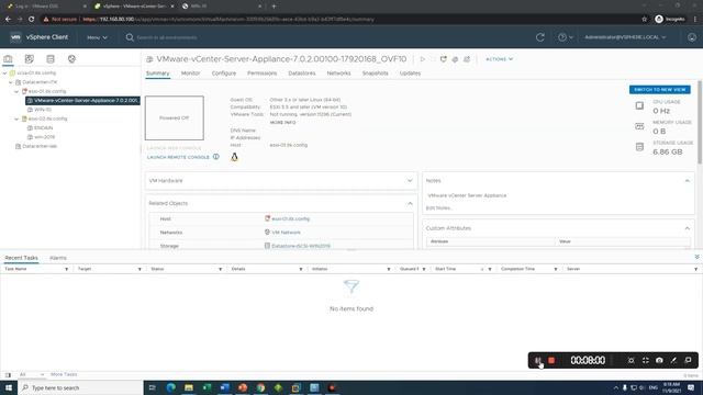 EP.102-Deploy Vcenter By ova file смотреть онлайн