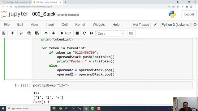 EP08 - Python Stack - Postfix Evaluation смотреть онлайн