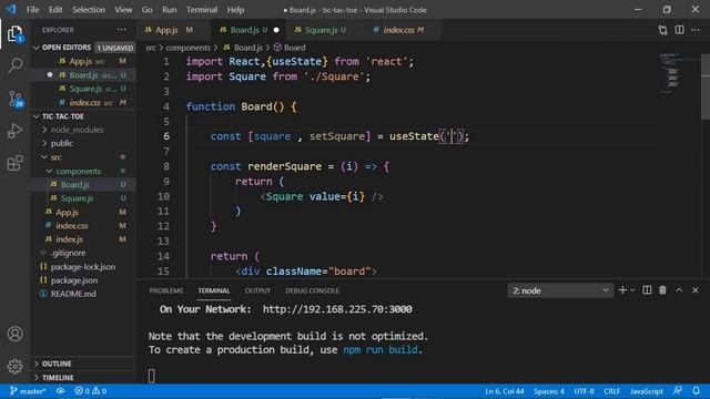 Build TIC TAC TOE with React [React for BEGINNERS] смотреть онлайн
