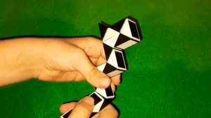 Как сделать  Жирафа ? из  змейки рубика