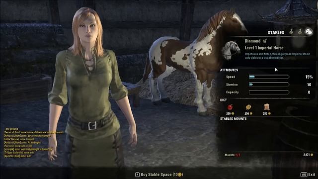 ESO - MOUNTS Information - Prices - Names - Leveling a Mount - Feeding a Mount - ect.. смотреть онлайн