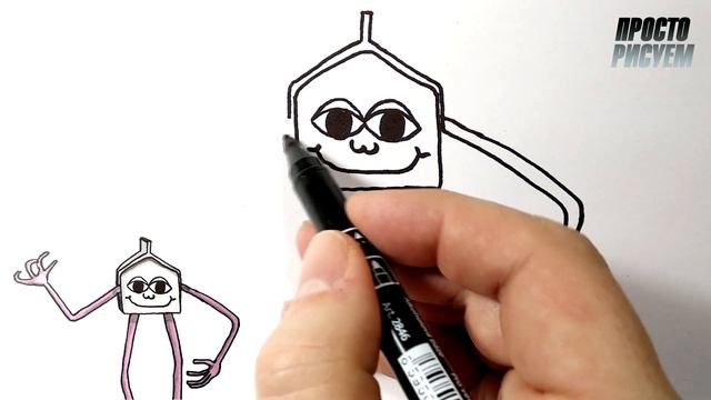 Как нарисовать ХОДЯЧЕЕ МОЛОКО Тревора Хендерсона смотреть онлайн