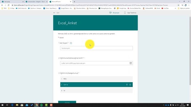 SharePoint Üzerinde Excel-Anket Formu Oluşturma (Create an Excel Survey in a SharePoint Library) смотреть онлайн