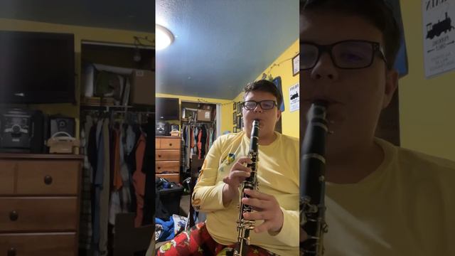 Playing Concert Bb on a clarinet but on the higher ￼ octave￼ смотреть онлайн