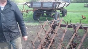 Как быстро сделать сцепку зубовых борон из культиватора КРН-5,6.