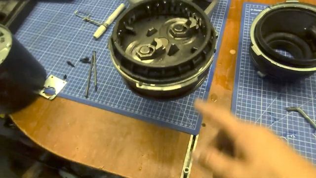 Полная разборка измельчителя кухонных отходов.