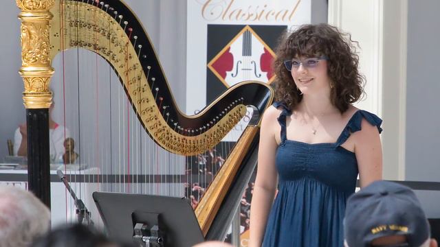 Alphonse Hasselmans' Chanson De Mai - Harpist Giovanna Konya