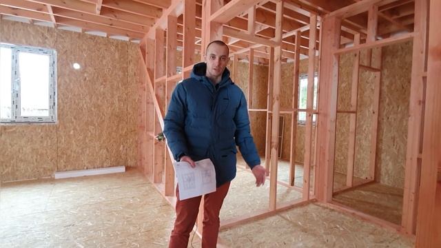 Обзор двухэтажного дома из СИП панелей смотреть онлайн