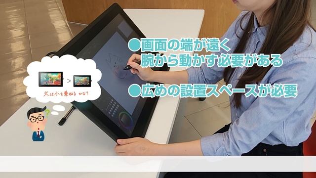 ワコム｜液タブ Wacom Cintiq 16／22 大きさの違いは何を左右する？＜サイズ選びのポイント＞ смотреть онлайн
