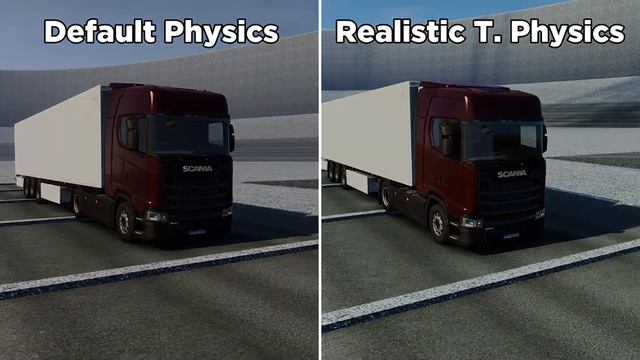 Default Physics VS Realistic Truck Physics - ETS2 Comparison смотреть онлайн