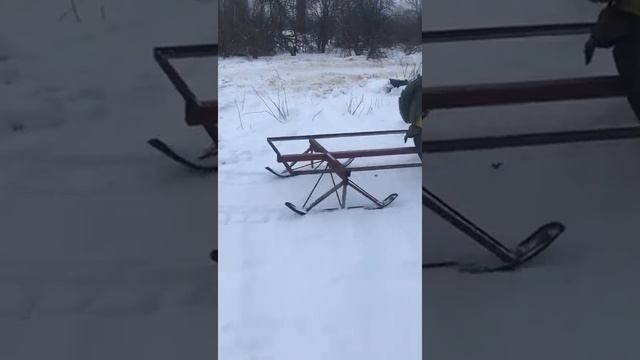 мотоблок-снегоход!!! смотреть онлайн