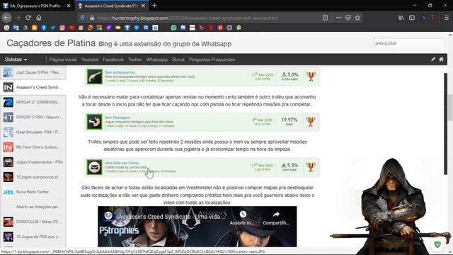 Assassin's Creed Syndicate PS4 / Resumo - Platina 69 смотреть онлайн