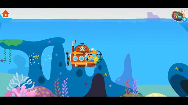 Dinosaur Police Car - Catch Bad Guy with Dinosaur Police - Android Dino Game for Kids смотреть онлайн